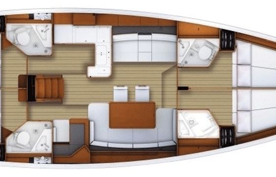 Jeanneau Sun Odyssey 53 Mocha 2