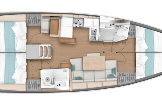 Jeanneau Sun Odyssey 440 Sunsail 20