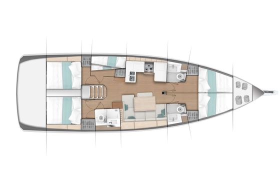 Jeanneau Sun Odyssey 49 Corcho 14