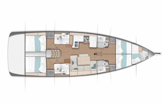 Jeanneau Sun Odyssey 490 Sventola