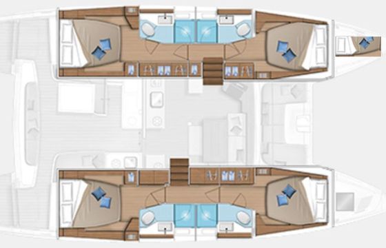 Lagoon 46 Blu