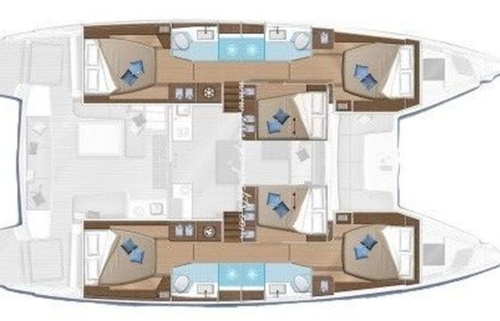 Lagoon 50 CU Sailing