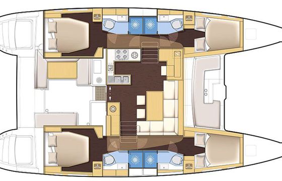 Lagoon 500 Blue Odyssey