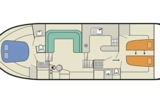 Le Boat Royal Mystique B Comfort Plus 4