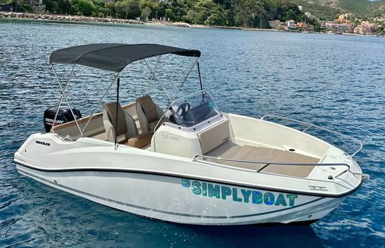 Quicksilver 555 Open Blue Lagoon