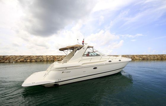 Sea Ray 425 Champagne Girl