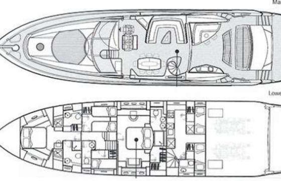 Sunseeker 82 Light Blue