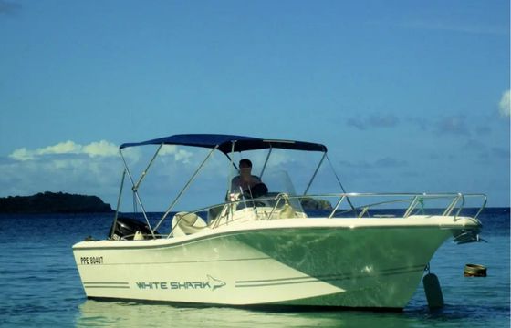 White Shark 226 Open Papaya