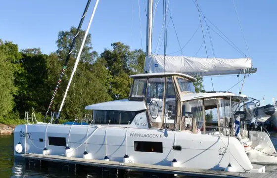 Charter Lagoon ''42 s/y Balance 4'' Cruising Catamaran rental in Helsinki, Finland
