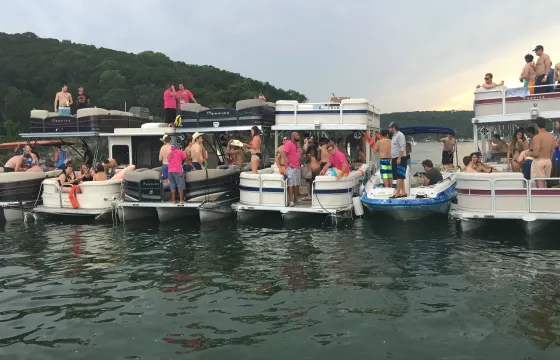 Premier Tritoon - Party Boat Rental in Austin / Lake Travis!!