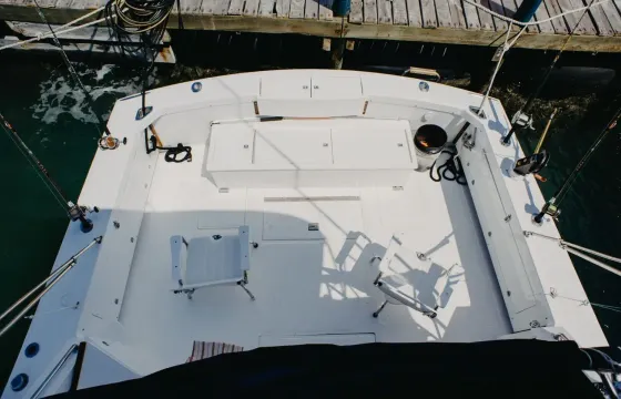 Charter the 35' Bertram/Criscraft Fishing boat #GMB35CRIS  in Cancún