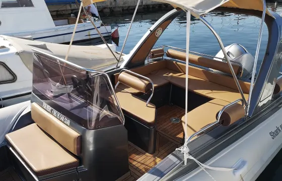 Rent this 23' Shark RIB in Biograd na Moru, Croatia