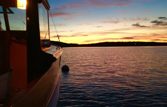 Charter a 30' Classic Wooden Motor Boat in East Hampton, NY