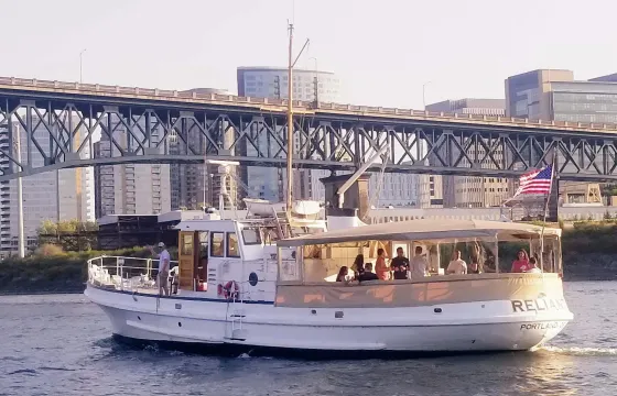 Classic Fantail Launch with room for 47 friends, family and corporate events!