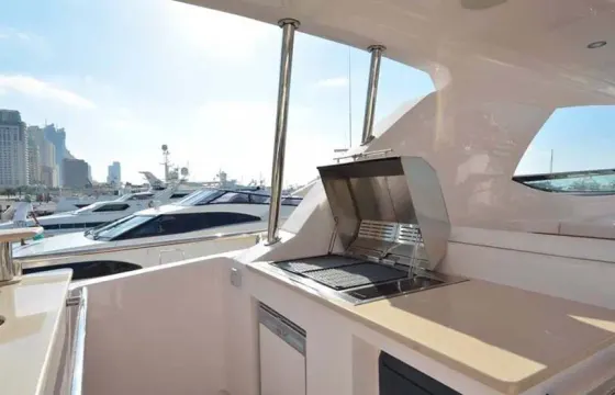 Dubai Boat Rental 🐬 - Majesty 101 Power Mega Yacht Charter in Dubai for 50 Pax