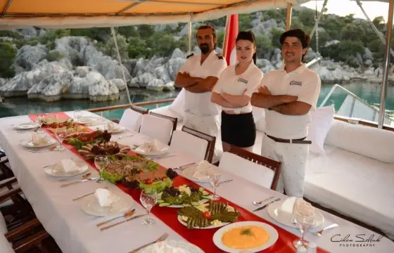 14 Person Luxury Gulet Charter in Muğla, Turkey
