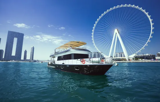 Super New 2024 Yacht 85ft with Pool in Dubai Marina