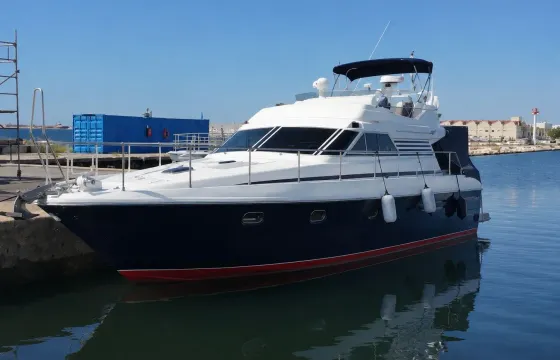 Gianetti 42 Fly Yacht Tour Departing From Vlora, Albania for 12 Guests