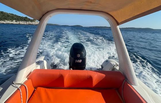 Tiger marine Topline 650 Fuel and skipper included in the price