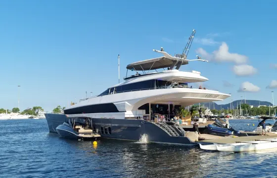 Sail aboard Brazil's largest 120-foot catamaran