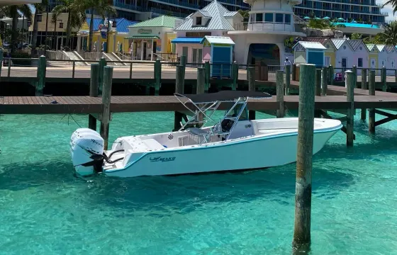 28ft mako for private charter in nassau bahamas