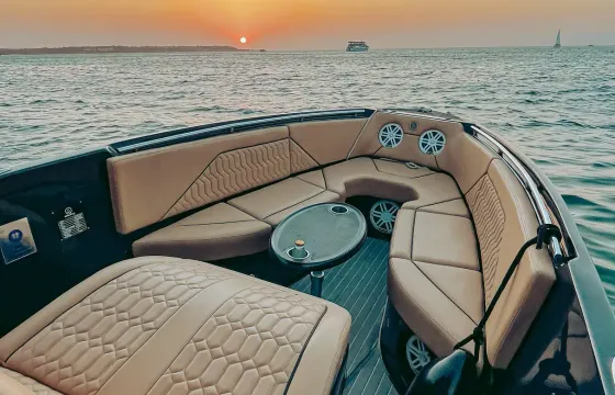 Cartagena 🆂🆄🅽🆂🅴🆃 & 🅱🅰🆈 Tour Luxury Boat 29' (Private Tour) up to 8pax