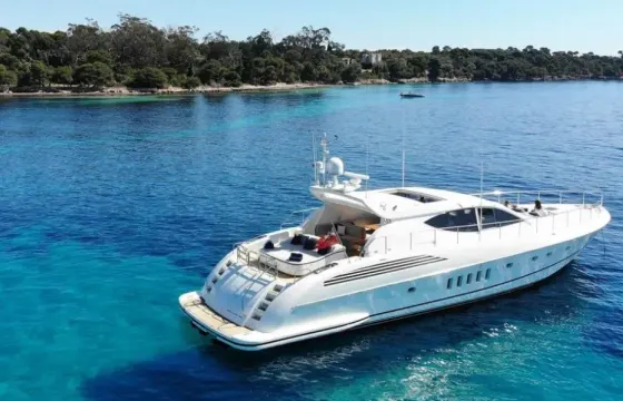 79ft Luxury Leopard 24M Yacht boarding in Antibes, Cannes, St Tropez or Monaco