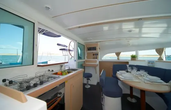 Enjoy Estonia with this Lagoon 421 Cruising Catamaran for 16 People