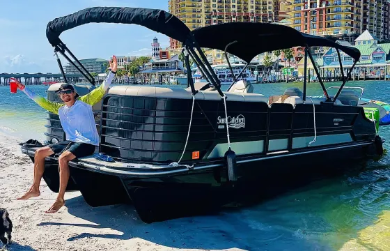 The Most Badass Party Pontoon in Destin! Free Amenities!