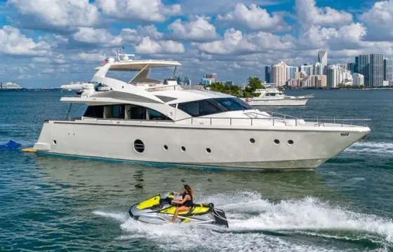 Charter the 75’ Aicon Flybridge in Miami Top Yacht Experience for Any Occasion