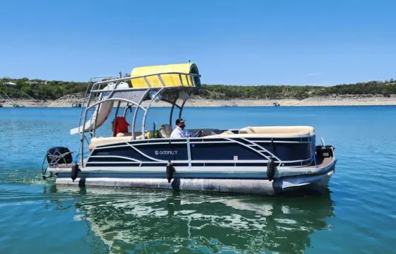 26ft Godfrey Double Deck Party Boat w/Slide-LOUD Stereo - 15 passenger
