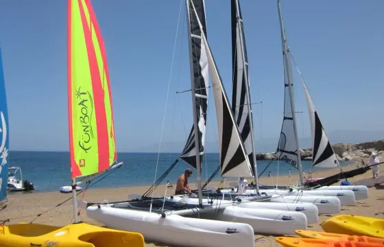 13' Beach Catamaran Rental in Poli Crysochous