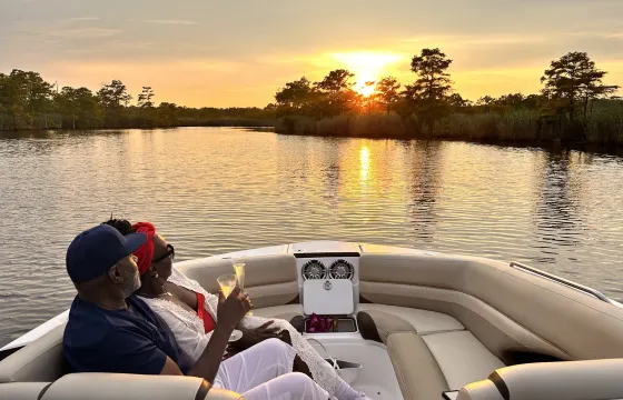 Sunset Boat Rides in Va Beach