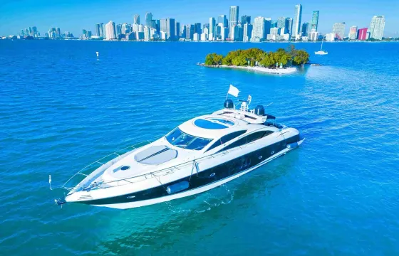Enjoy Miami Like Never Before Aboard The 82’ Sunseeker Yacht