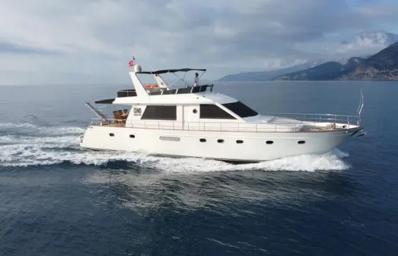 22m (72ft) Luxury Tuzla Motor Yacht for Rent in Antalya, Turkey