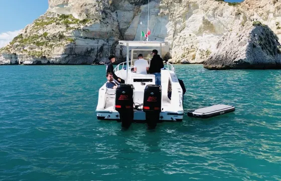 Explore the Coast in Style on a Powerful Mako Boat!