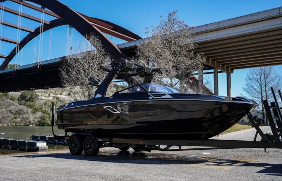 Luxury Surf Boat on Lake Austin