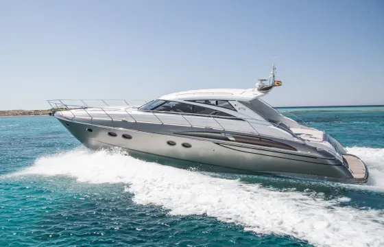 Yacht Deal! 58' Princess Yacht for Rent in Ibiza, Spain.