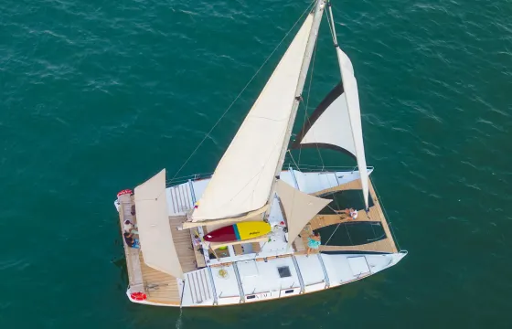 48ft Maui Catamaran for Island, Sunsets and Night Events
