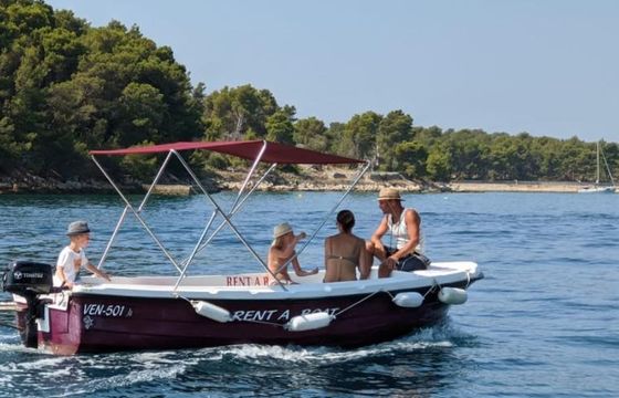 Rent the 16' VEN 501 AS Powerboat in Milna