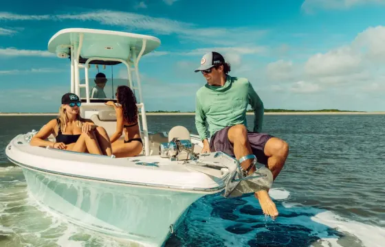 Experience the ultimate in fishing and relaxation on a 24' KeyWest!