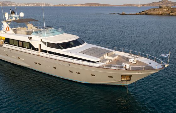 Weekly and Daily Cruises from Mykonos and Cyclades on 27m Akhir Luxury Mega Yacht!