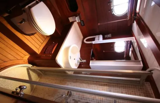 M/S Trippin Med.double ender, custom made wooden modern classic boat Med. coast of Turkey & Greek islands