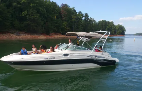 Lake Memories on an Amazing Sea Ray 240 Sundeck Boat at Lake Lanier