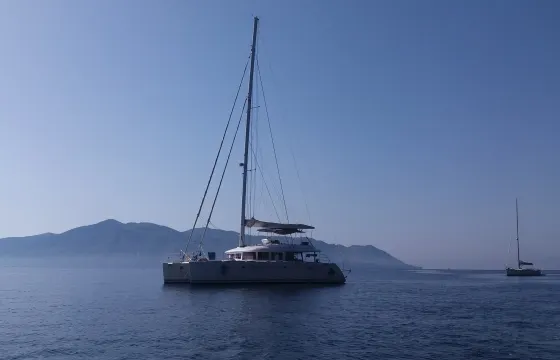 Lagoon 560 Luxury Sailing Catamaran Charter to the Aeolian Islands