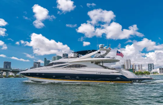 Sporty 88ft Sunseeker Serving South Florida