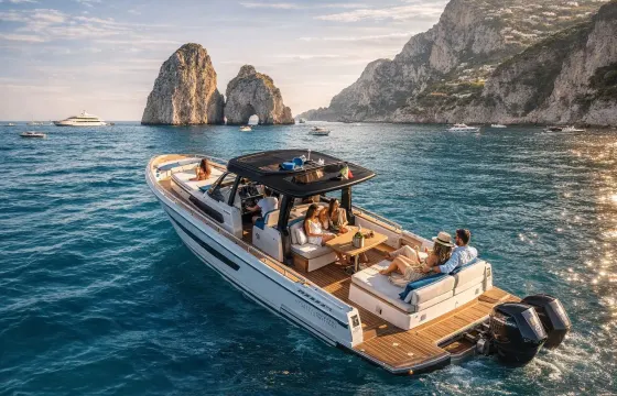 Luxury Yacht Allure 38 Capri and Amalfi Coast