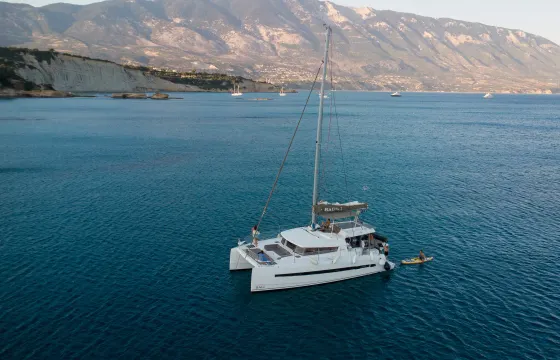 Bali 4.1 Sailing Catamaran – Experience a full day sailing cruise in Kefalonia