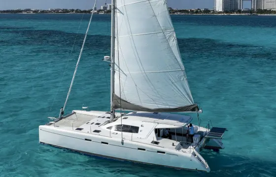 55ft Private Catamaran Charter for Up to 55 Guests in Cancún, Quintana Roo