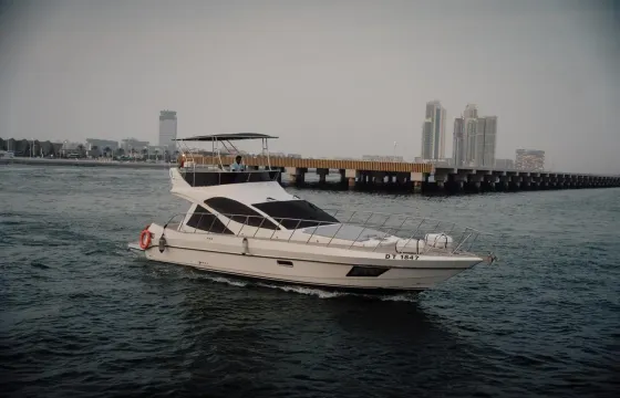 55ft Ferretti Yacht with 12 people capacity